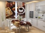 Фотошторы для кухни Ароматный напиток