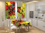 Фотошторы для кухни Фруктовый бриз