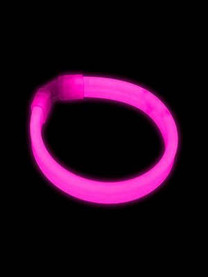 Светящийся браслет, тройной, для карнавалов и праздников Розовый браслет, 27,5x6,5x1
