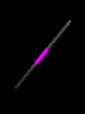 Светящаяся соломинка (трубочка для питья) Розовая, 27x6,5x1