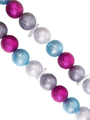 Новогодняя гирлянда Большие разноцветные шары, 170x4,5x4