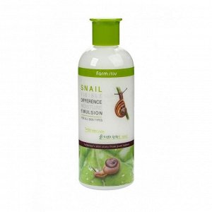 Farm Stay Увлажняющая эмульсия с экстрактом улитки Snail Visible Difference Moisture Emulsion, 350мл