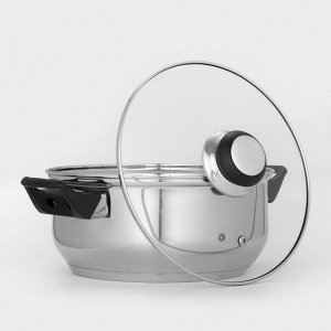 Кастрюля Astell, 2.8 л, d=20 см, капсульное дно, индукция, нержавеющая сталь