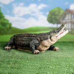 Садовая фигура "Крокодил" 28*50*20 см