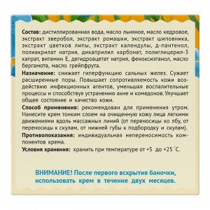 Крем для лица для жирной кожи дневной, 50 мл