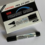 Перманентный маркер черный Inking Caiying pen CY-200 1 шт.