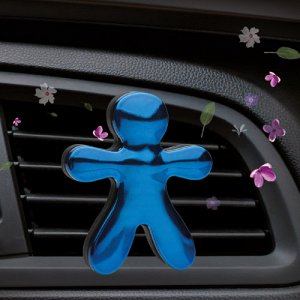 Ароматизатор для автомобиля голубой хром Цветы Лотоса