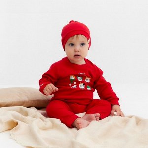 Комбинезон с шапочкой Крошка Я "Зимние котики".