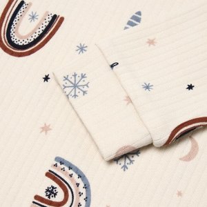 Комбинезон с повязкой Крошка Я "Новогодние игрушки".