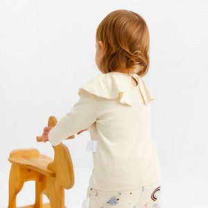 Кофточка с вышивкой Крошка Я «Новогодние игрушки».
