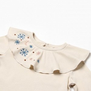 Кофточка с вышивкой Крошка Я «Новогодние игрушки».