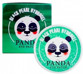 Гидрогелевые патчи для глаз с жемчугом панда WHITE ORGANIA BLACK PEARL HYDROGEL PANDA EYE PATCH 60шт