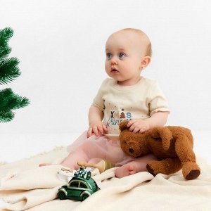 Боди с юбкой Крошка Я "Новогодние игрушки".