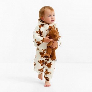 Костюм (толстовка и брюки) Крошка Я "Медвежата",-74 см