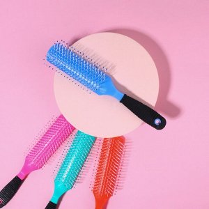 Расчёска массажная, 3 * 21 см, цвет МИКС