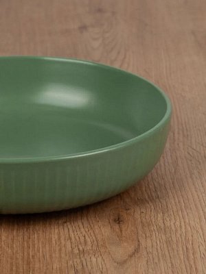 "Line green" Тарелка суповая 22см