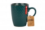 &quot;Ornament&quot; Deep green Кружка 320мл