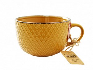 "Ornament" Yellow Кружка суповая 480мл