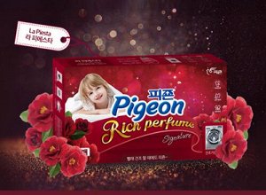 Кондиционер для белья "Rich Perfume Dryer Sheet SIGNATURE" - аромат «Фестиваль цветов» (салфетки-кондиционер для сушки белья в сушильной машине) 40 листов