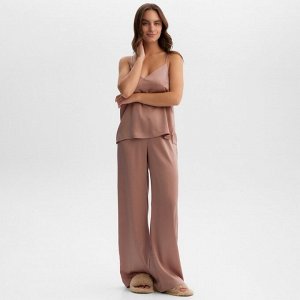 Комплект женский (майка, брюки) KAFTAN "Silk", пудровый