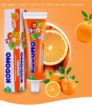 LION Kodomo детская зубная паста Апельсин 80 гр (6мес+)
