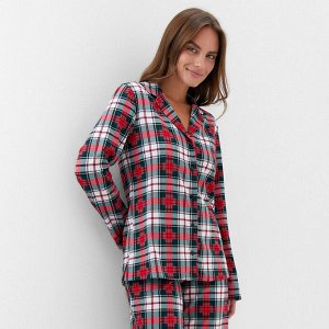 Пижама новогодняя женская (рубашка, брюки) KAFTAN Christmas time
