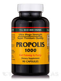 Y.S. Eco Bee Farms, Прополис 1000, 500 мг, 90 растительных кап