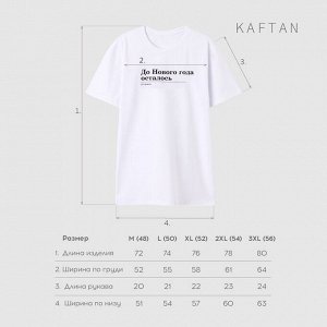 Футболка мужская KAFTAN Дожить, белый