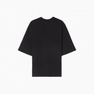 Футболка «Окна», черный, KAFTAN