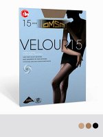Колготки Velour 15 (Omsa) из мягкой бархатистой микрофибры, матовые, без блеска