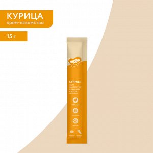 Мнямс Крем-лакомство для кошек с курицей 15 г