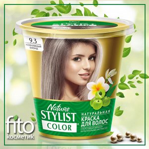 Натуральная краска для волос серии «Nature Stylist Color» Тон 9.3 Жемчужный блонд, 10 гр