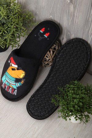 Тапочки  из овечьего меха на трикотаж. основе