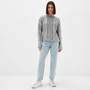 Джинсы женские мом MIST: Denim (28) 44, голубые