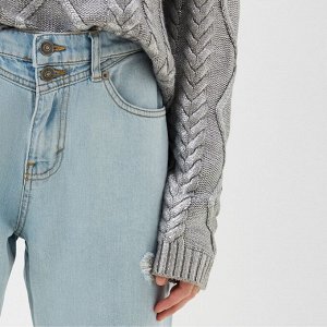 Джинсы женские мом MIST: Denim (28) 44, голубые