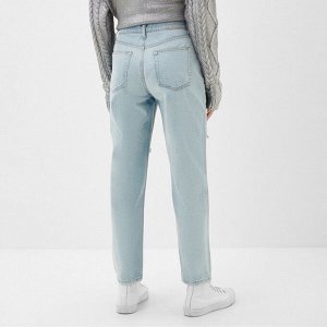 Джинсы женские мом MIST: Denim (28) 44, голубые