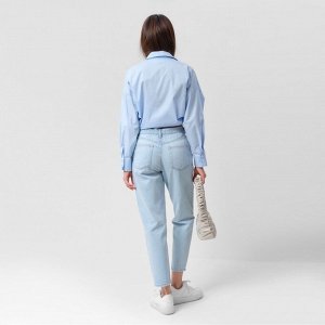 Джинсы женские мом MIST: Denim (28) 44, голубые
