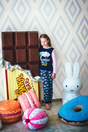 Детская пижама Thrud Цвет: Синий, Розовый. Производитель: Juno
