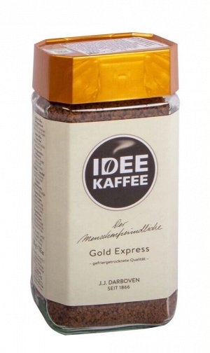 Кофе растворимый IDEE KAFFEE Gold Express, сублимированный 100г