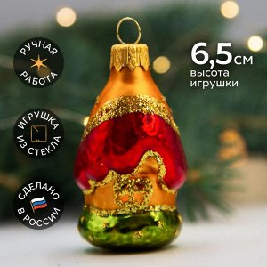 Ёлочное украшение "Домик мини", в подарочной упаковке, h-9см