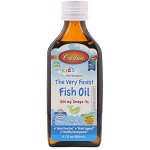 Carlson Labs, Для детей, норвежская серия, самый лучший рыбий жир, натуральный апельсиновый вкус, 200 мл