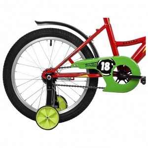 Велосипед 18" Novatrack STRIKE, цвет красный