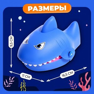 Настольная игра для детей на везение «Безумная акула», от 1 игрока, 5+