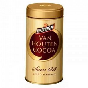 Какао порошок чистый Pure Cocoa Van Houten, ж/б 100 гр