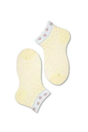 Носки детские укороченные с "люрексом" для девочки