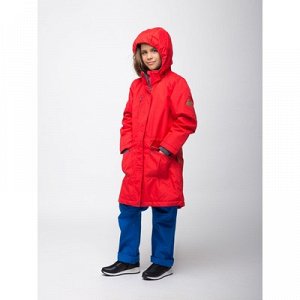 Парка (куртка) утепленная MOONI 70004 красный, рост 122 см