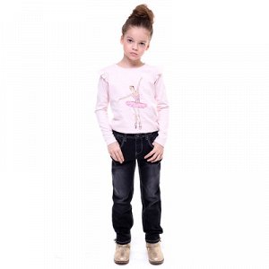 Брюки джинсовые для девочки, рост 98-104 см, цвет чёрный AW16-17-CBN-GJN-348