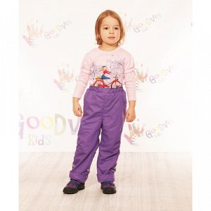 Брюки для девочки "ЛАДА", рост 98 см (52), цвет фиолетовый Б20016-07