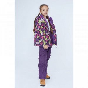 Комплект для девочки (куртка, полукомбинезон), рост 104 см, цвет фиолетовый S17344
