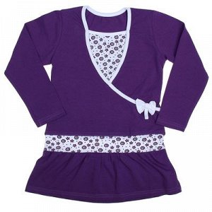 Кофточка с длин.рукавом для девочки , рост 110 (59), цвет фиолетовый